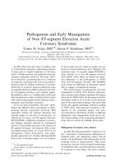 Pathogenesis and Early Management of Non–ST-segment Elevation Acute Coronary Syndromes.pdf