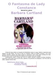 Barbara Cartland - O fantasma de Lady Constance (Coleção Barbara Cartland 264).docx