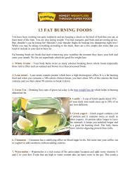 13 FAT BURNING FOODS.pdf